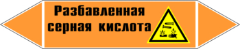 Маркировка трубопровода "разбавленная серная кислота" (k28, пленка, 358х74 мм)" - Маркировка трубопроводов - Маркировки трубопроводов "КИСЛОТА" - магазин "Охрана труда и Техника безопасности"